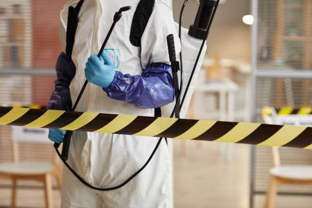 Professional Biohazard Cleanup technician working in Winnetoon, NE